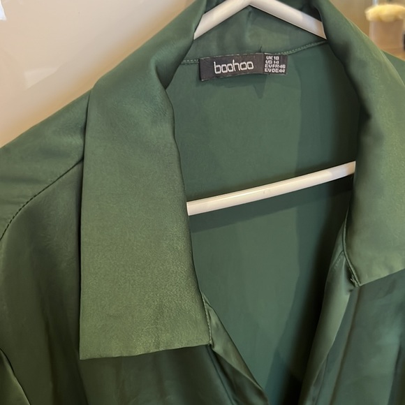 Dress from boo-hoo - forest green - size 14 - Picture 2 of 2